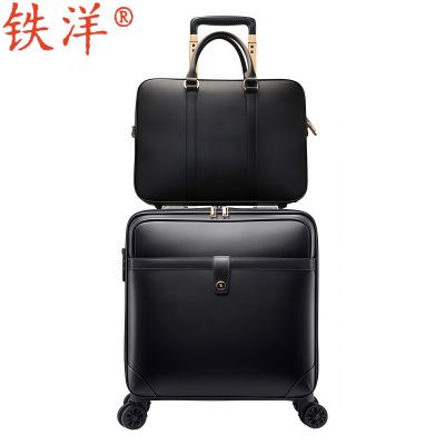 铁洋 子母拉杆箱 801N黑色20寸横款 套