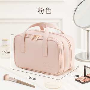化妆包女便携式旅行2025新款高端大容量轻奢手提分区收纳袋1085