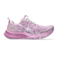 ASICS跑步鞋女缓震回弹省力耐磨粉色系渐变色轻便透气公路赛道