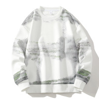 卫衣男装春秋季新款宽松套头渐变男女同款休闲百搭男士打底衫外套