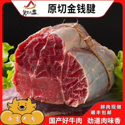 货出六盘 宁夏西吉县精选农户圈养黄牛 金钱腱6斤