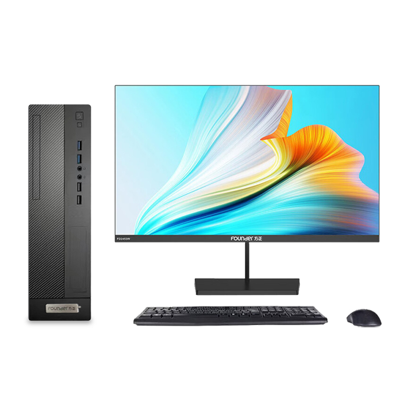 方正(Founder)台式机PHF0035H海光3350/32G/512G+1T/2G独显/23.8英寸