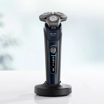 飞利浦(PHILIPS)电动剃须刀9系清洁套装 SkinIQ高端智能刮胡刀礼物送男友老公送长辈生日礼品 S9642/37
