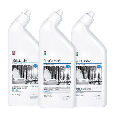 SukGarden蔬果园阳光松木洁厕剂(强效去垢型) 500g*3/套
