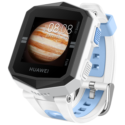华为(huawei) 华为儿童手表 3x 月光白 (4g通话八重定位 小度语音助手