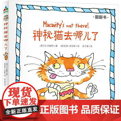 森林鱼童书·翻翻书:神秘猫去哪儿了(中英双语)