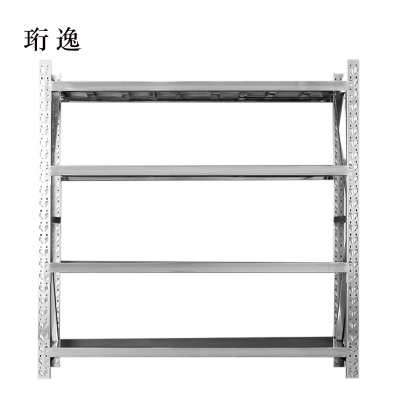 珩逸加厚201不锈钢重型货架商用仓库多层置物架多功能储物架2000*500*2000mm