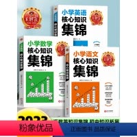 核心知识集锦[语文+数学+英语] 小学通用 [正版]王朝霞小学核心知识集锦语文数学英语大盘点一年级二年级三四五六年级重点
