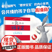 小兔子的饼干盒 跟小兔子学共情绘本 尼克拉伯恩著 创意折页 3-5-6岁儿童幼儿园早教启蒙教育高情商绘本 亲子共读睡前图
