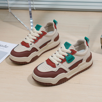 2025春季小白鞋新款韩版ins女学生增高厚底运动板鞋休闲鞋女