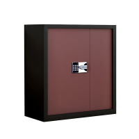 慧采云 办公家具优质钢制套色单节国宝锁柜办公柜铁皮柜收纳柜储物柜900*420*900mm