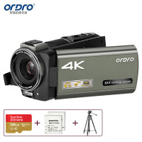 欧达(ORDRO) 实用版 4K高清数码摄像机 便携式数码DV录像机 专业婚庆视频直播摄影机 AX60