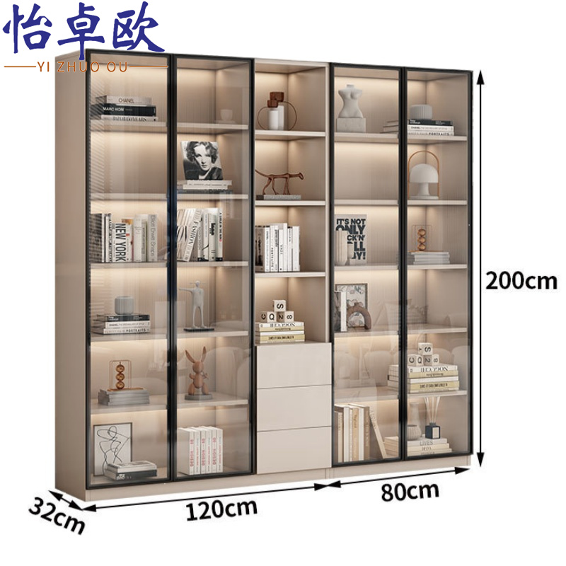 怡卓欧文件柜四门三抽台
