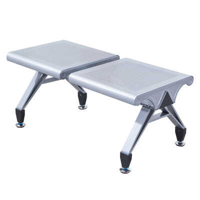 戴劲 无靠背排椅候诊椅加厚机场银行车站医院等候椅大厅连椅双人位无垫