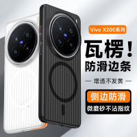 圣幻 适用于vivoX200防滑瓦楞手机壳vivoX200pro/200promini手机壳防摔简约款壳