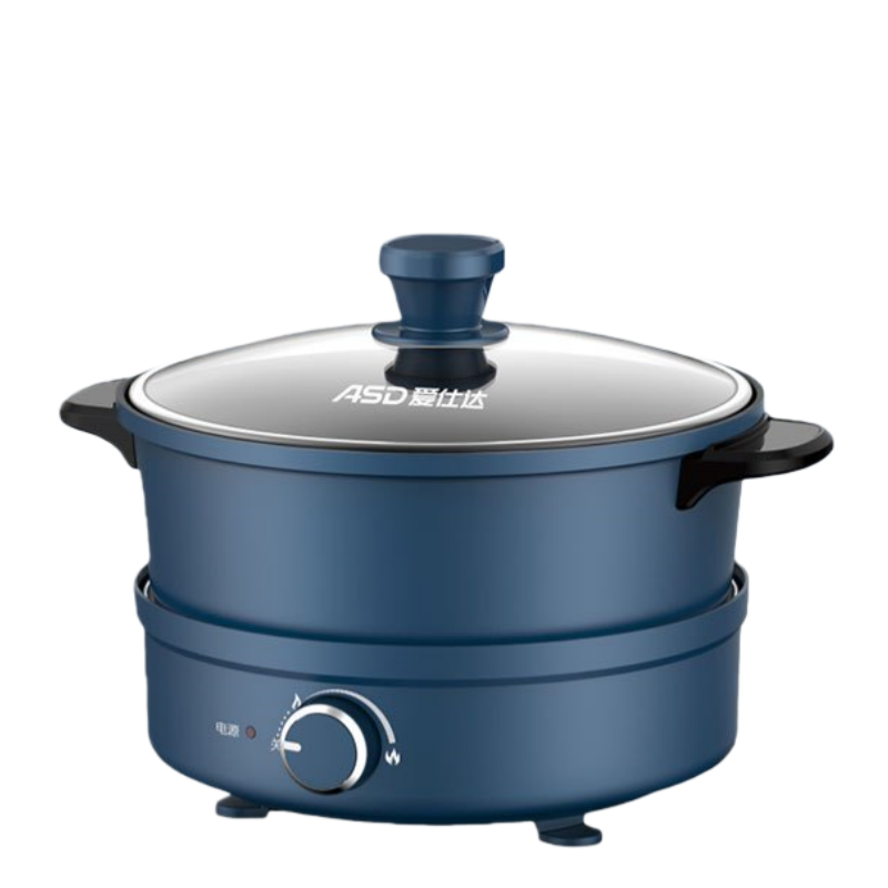 爱仕达电煮锅煮面锅多功能家用分体式宿舍分体小型电热火锅电炒锅AH-Y12J406