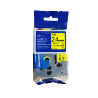 揽盈 LYD3-241 24mm*8m标签机色带(计价单位:盒) 黄底黑字