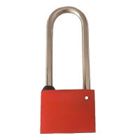 羚翎 LL-L13 40mm锁体 60mm梁 塑钢 挂锁(计价单位:个)红色