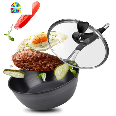 铸铁不粘奶锅无涂层迷你小锅生铁雪平锅婴幼儿热奶辅食锅20cm FENGHOU