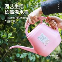 隆脉 大容量长嘴浇水壶家用塑料园艺工具洒水壶休闲绿植盆栽 个