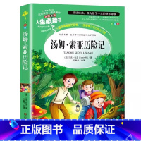 汤姆索亚历险记 [正版]汤姆索亚历险记三四五六年级上下册通用青少年小学生彩图美绘插画版马克吐温中短篇小说全集山东美术出版