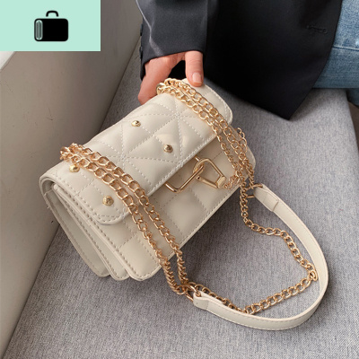 网红包包洋气女包2020流行新款潮韩版百搭斜挎包链条包时尚小方包NEW LAKE女斜挎包