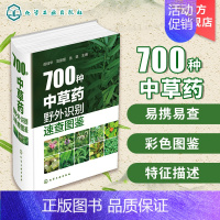 [正版]700种中草药野外识别速查图鉴 中草药彩图大全 中草药野外识别彩色图鉴 药剂学中医草药书 识别图全集 及栽培药用