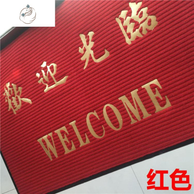 欢迎光临迎宾地毯商铺防滑吸水进地垫出入平安定制条纹口地毯舒适主义