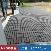 苏宁 德洁 迎宾防滑地垫M4000灰色 /DJ-DD039/90*110cm