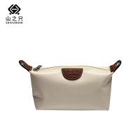 山之只 便携化妆收纳包 米白色 个