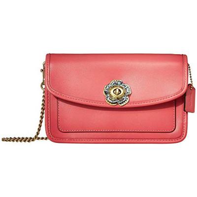 COACH/蔻驰山茶花迷你Parker女士单肩链条包斜挎包B4/Orchid