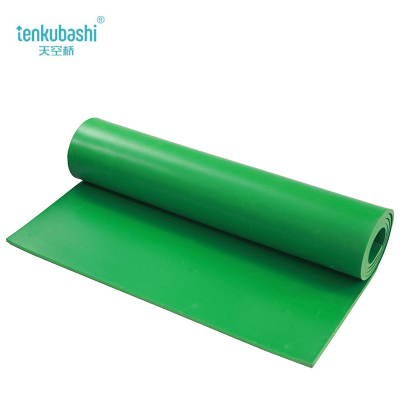 天空桥 绝缘橡胶垫 绿色10mm*1m*10m 卷