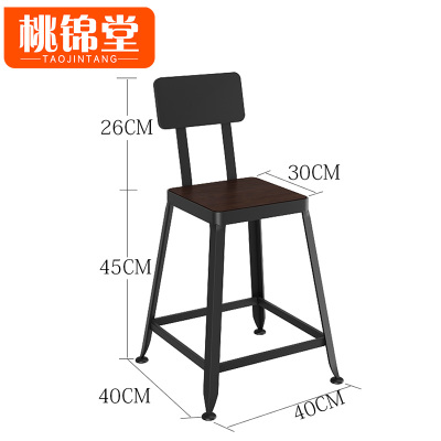 桃锦堂靠背凳 子