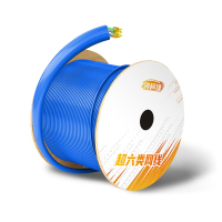 领柯捷 LKJ-WX03 305.00米/箱 0.58mm 超六类4对非屏蔽 网线 (计价单位:箱) 蓝色