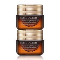 雅诗兰黛(Estee Lauder)小棕瓶眼霜 改善眼袋改善黑眼圈紧肤淡皱 小棕瓶抗蓝光新款眼霜15ml两瓶装