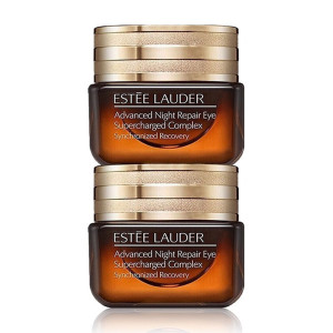 雅诗兰黛(Estee Lauder)小棕瓶眼霜 改善眼袋改善黑眼圈紧肤淡皱 小棕瓶抗蓝光新款眼霜15ml两瓶装