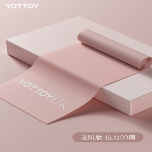 YOTTOY 弹力带瑜伽健身女瘦身训练伸展带拉背翘臀阻力圈练肩膀瑜伽拉力带