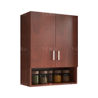 翌嘉YJ4122525 吊柜墙柜壁柜阳台柜客厅厨房卧室储物收纳柜 红色二门带底柜 600*300*800