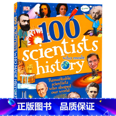 [正版]DK 100位创造历史的科学家 英文原版 100 Scientists Who Made History 儿