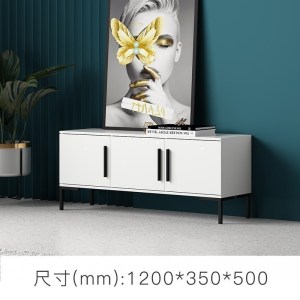 森美人轻奢电视柜茶几组合北欧现代简约小户型落地窄款超薄INS风客厅柜