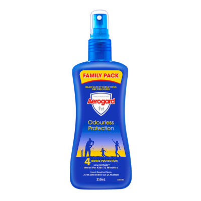 Aerogard澳乐家安护无香型驱蚊液防蚊驱蚊水花露水蚊香液250ml