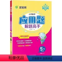 五下-应用题解题高手-苏教版 [正版]2024春 春雨小学数学应用题解题高手 五年级下册 苏教版 实验班练习题 期末复习