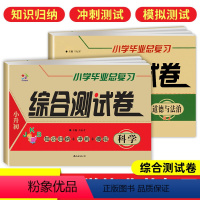[2册]科学+道德与法治 小学升初中 [正版]小升初试卷真题卷2023科学道德与法治小学毕业总复习综合测试卷全套六年级下