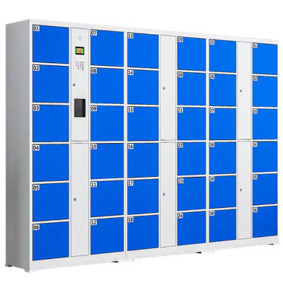 攸形刷卡存包柜36门2550*460*1800mm台