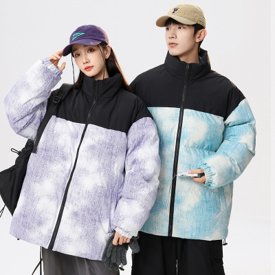 男装日系立领棉衣男冬季加厚潮牌新款情侣棉衣面包服棉服外套男士