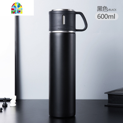 封后316保温杯男士女大容量学生带盖子不锈钢杯子儿童户外杯便携水 [香槟金]+升级2.0+316不锈钢+600ml加料不