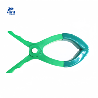 鲸轩JX-TJ002-5 塑料夹(计价单位:个)绿色