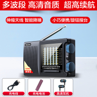 纽曼T-6629+高清耳机收音机老人可充电便携式迷你小音响戏曲随身听高考英语听力四六级播放器