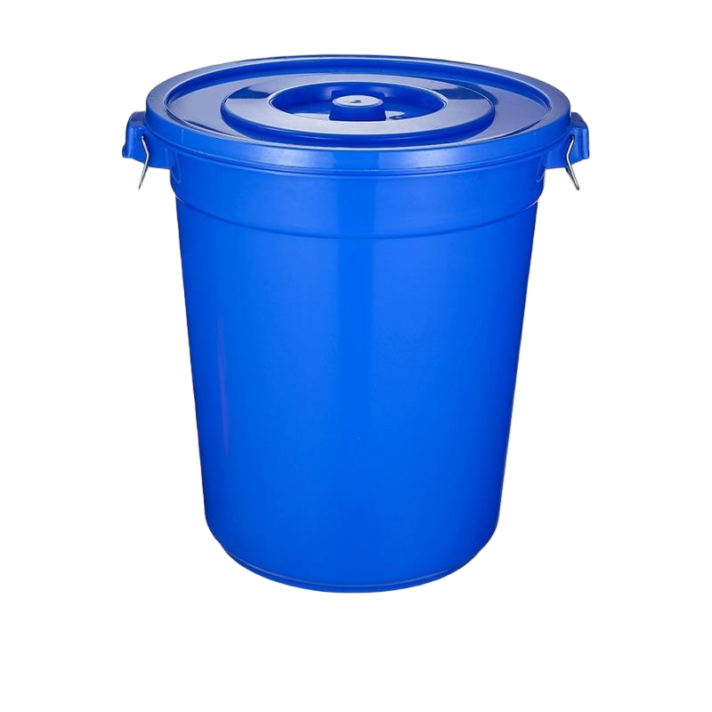 优诗提念YSTN-LJT008大容量有盖塑料垃圾桶(计价单位:个)蓝色