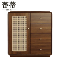 蕃蒂斗柜一门四抽台